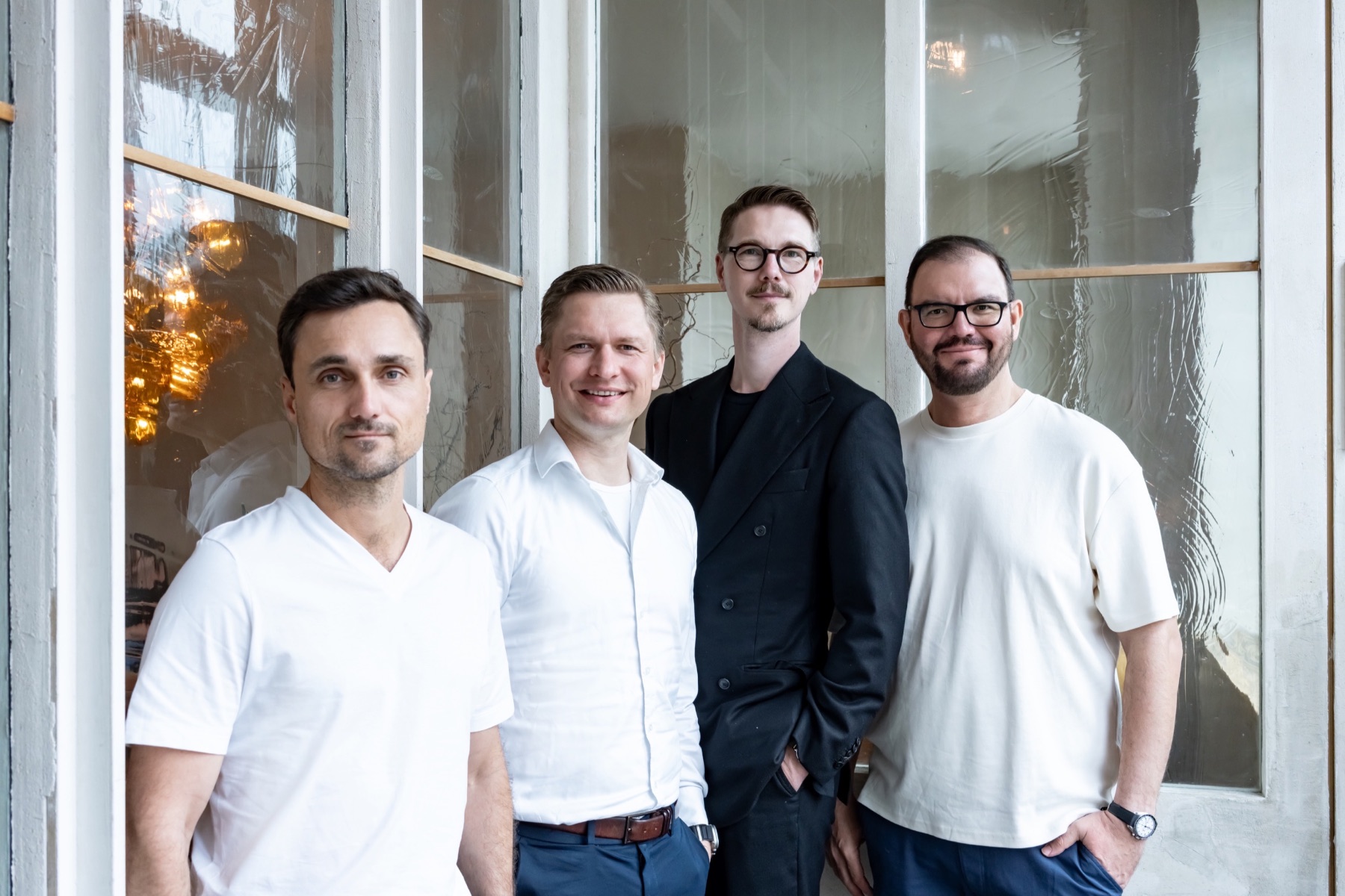 INXM founders — Kamil Klüber, Alexander Oelling, Jesper Bylund, Matthias Kainer